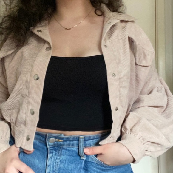 🐚Cream corduroy jacket🐚 - Picture 4 of 4
